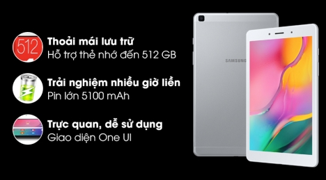 Samsung Tab A8 T295 giá rẻ, có trả góp 0%