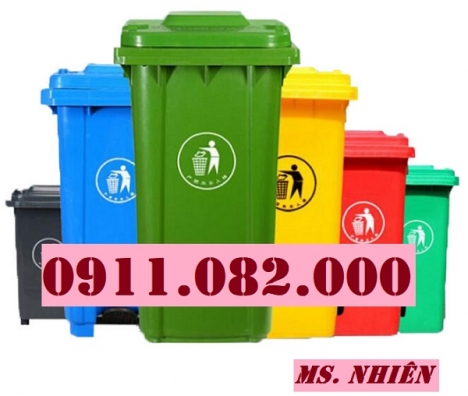 Cung cấp thùng rác 660 lít 4 bánh xe giá rẻ tại cần thơ- thùng rác màu xanh -lh 0911082000