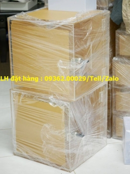 Sản phẩm thùng tipbox mica giá rẻ, có sẵn hàng tại Hà Nội
