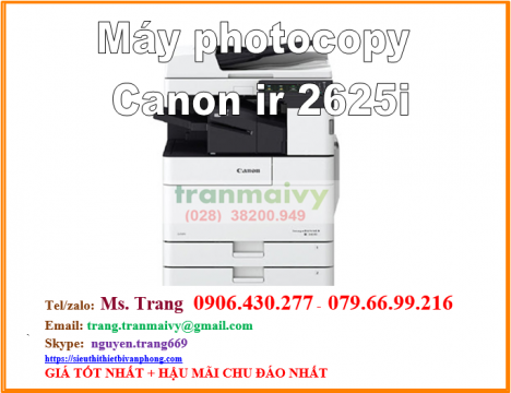 máy photocopy Canon 2625i giá siêu cực tốt + hậu mãi chu đáo