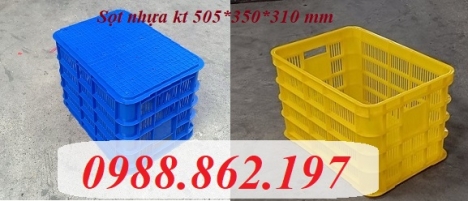 thùng nhựa rỗng HS012,sóng nhựa hở hs012,sọt nhựa hs012,sọt nhựa giá rẻ