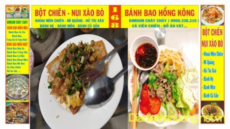 Bột Chiên Nui Xào Bò Bánh Bao Hongkong Ngon Quận 6