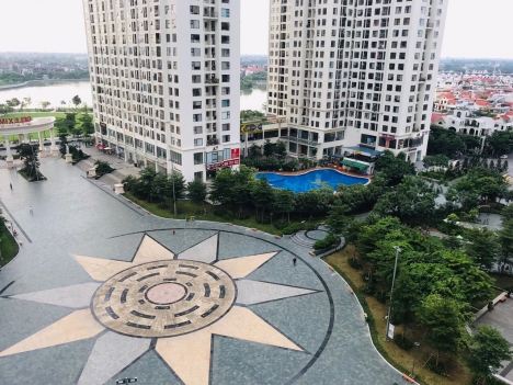 An Bình City, căn góc 83m2 tầng trung, view Quảng trường, hồ điều hòa giá 3,1 tỷ.