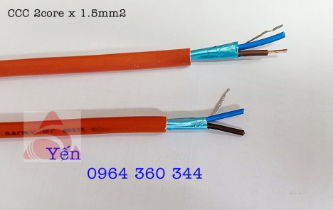 LSZH/AL Foil/LSZH/CU - Cáp chống cháy Altek Kabel 2 core x 1.5 mm2
