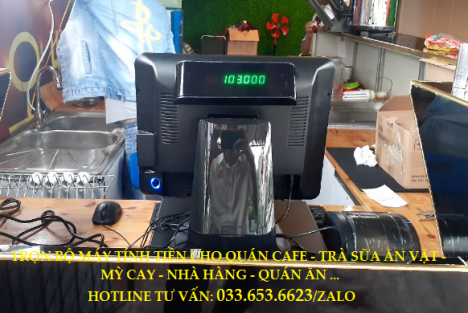Bán máy tính tiền trọn bộ cho quán cafe ở Tiền Giang