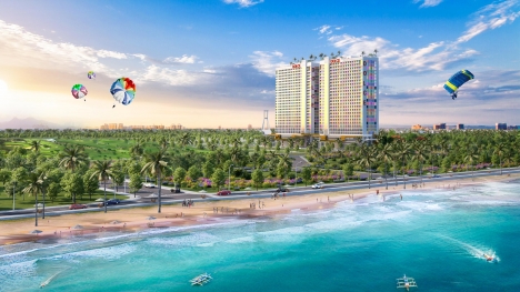 Căn hộ biển Quảng Bình - chỉ 10 căn view biển + sân golf - cho thuê 20tr/ tháng