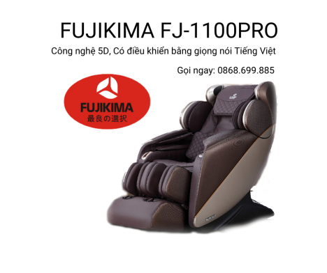 FujiKIMA FJ-1100 PRO Smart Massage Chair » điều khiển bằng giọng nói TIẾNG VIỆT - CÔNG NGHỆ mới 5D