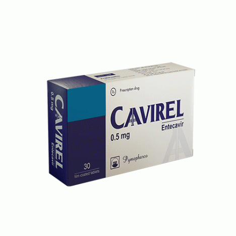Thuốc Cavirel – Entecavir 0,5mg – Công dụng, Liều dùng, Giá bán