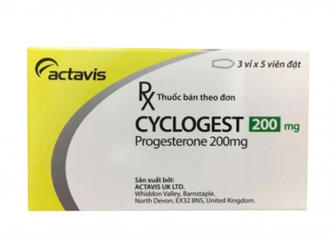 Thuốc Cyclogest 200mg, 400mg – Progesterone – Công dụng, Giá bán