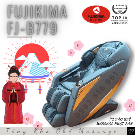 Chỉ còn đúng 5 chiếc FUJIKIMA FJ-B779 bản Đặc Biệt Mạ Vàng 9999 Chiết Khấu Cao