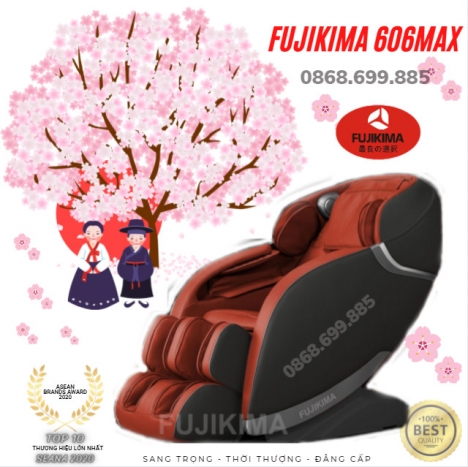 Fujikima 606max giảm giá 80% dành cho 5 ghế massage FUJIKIMA FJ 606max - gọi: 0868.699.885