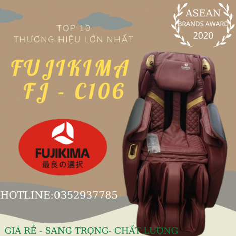 Sự xuất hiện ĐỘT NGỘT của ghế masage Fujikima FJ - C106