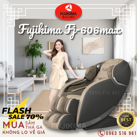 Ghế massage Fujikima FJ 606Max chưa bao giờ rẻ như thế ? Liệu có nên mua thời điểm này ?