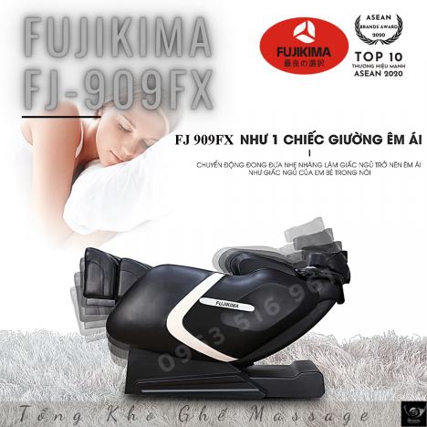 Xem bóng đá trên ghế massage 5D Fujikima FJ 909 FX thì còn gì sướng bằng