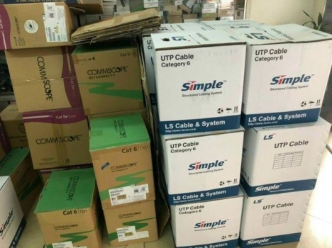 Cáp mạng Cat6 UTP Commscope/AMP chuyên dự án giá tốt nhất tại Hà Nội