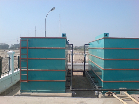 xử lý nước thải bằng module hợp khối composite