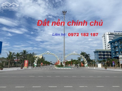 Khu đô thị Nguyễn Sinh Cung thị xã Cửa Lò 200m2