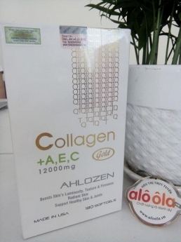 Viên uống collagen AEC 12000mg chính hãng nhập khẩu từ Mỹ