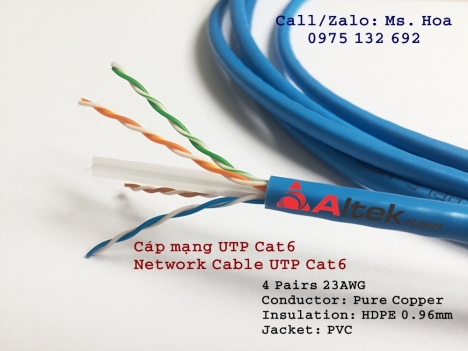 Cáp mạng UTP/FTP Cat5 Cat6 – Network Cable UTP/FTP Cat5 Cat6