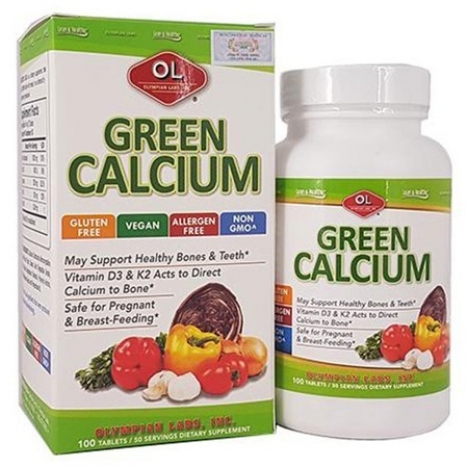 Green Calcium viên uống bổ sung canxi hữu cơ