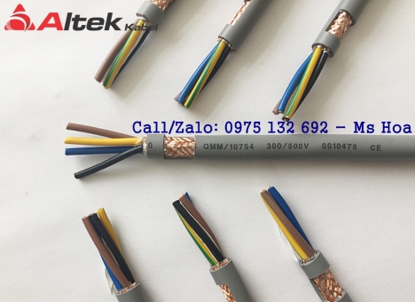 Cáp điều khiển 4x0.5, 4x0.75, 4x1.0, 4x1.5 (4 cores control cable)