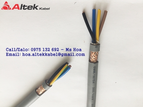 Cáp điều khiển 4x0.5, 4x0.75, 4x1.0, 4x1.5 (4 cores control cable)