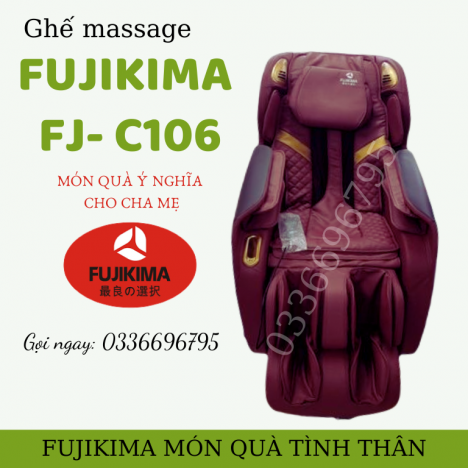 Ghế massage FUJIKIMA FJ- C106 Giảm giá kịch sàn 50%