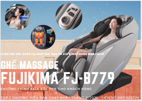 ghế fujikima massge FJ-B996 bán chạy tóp 1 tháng 8/2021 xả kho mùa dịch giá cực sốc