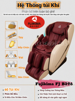 Ghế massage FUJIKIMA FJ -B296 giá rẻ nhất tại VIỆT NAM - Trả góp 0%