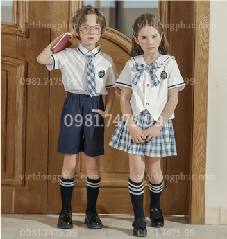 Mẫu quần áo đồng phục học sinh tiểu học đảm bảo cực chất nhìn là thích ngay