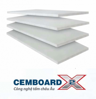 Tấm xi măng CemboardX2 ốp tường- vách ngăn