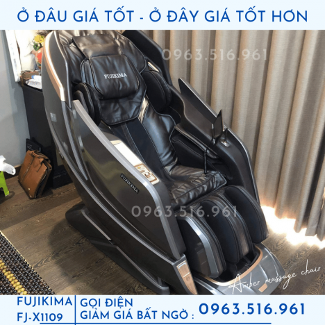 Thanh lý ghế massage Fujikima X1109 giá nào cũng bán. Giá rẻ nhất Viêt Nam, nhận báo giá qua Hotline