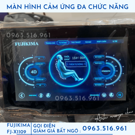 Thanh lý ghế massage Fujikima X1109 giá nào cũng bán. Giá rẻ nhất Viêt Nam, nhận báo giá qua Hotline