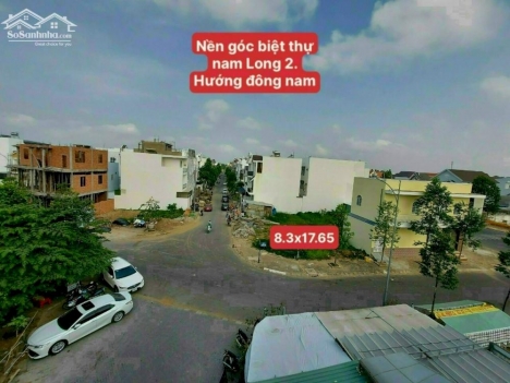 Nền biệt thự góc 2 mặt tiền KDC Nam Long Cần Thơ Hướng Đông Nam  giá 7,9tỷ