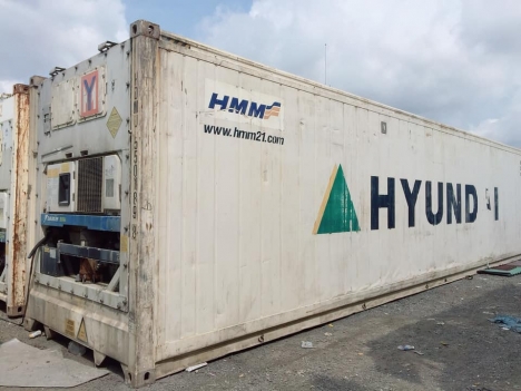 container lạnh 40feet cao 2.9m
