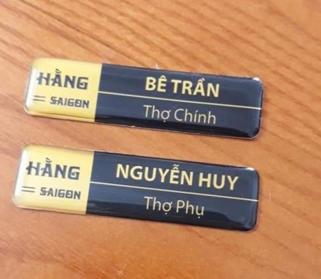 Chuyên thẻ tên nhân viên, name tag, Card visit tại Bắc Ninh