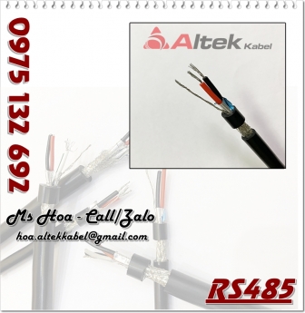 Cáp tín hiệu RS485 22AWG 1 Pair Altek Kabel chống nhiễu