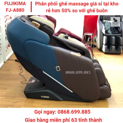 Ghế massage FUJIKIMA A880 Siêu phẩm vừa cập bến giá SIÊU SOCK - Gọi ngay: 032.999.1561 nhận VOUCHER