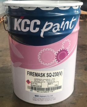 sơn chống cháy SQ250V dành cho cột thép nhà xưởng tphcm