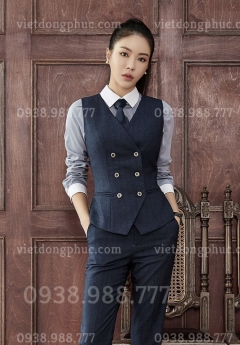 Mẫu áo gile nữ đồng phục đẹp và sang chảnh nhất của Thu Đông năm nay