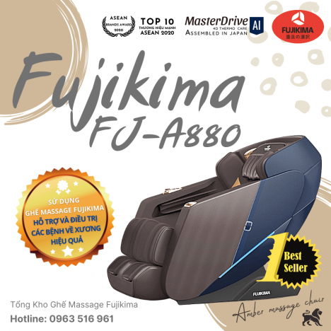 [ĐÁNH GIÁ] Ghế massage Fujikima FJ-A880 mới nhất 2021 - Bản Nâng Cấp Đáng Giá - Tính Năng Vượt Trội