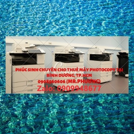 Dịch vụ cho thuê máy photo giá tốt tại Bình Dương, TPHCM
