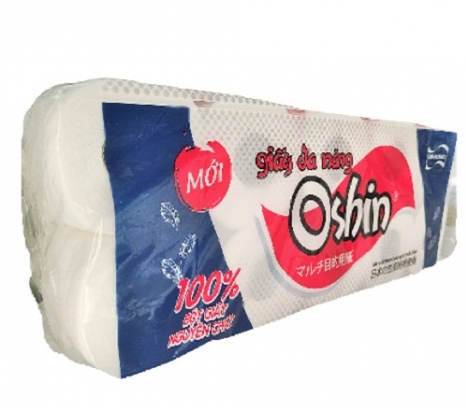Giấy vệ sinh cuộn nhỏ Oshin 70gram, giấy đa năng