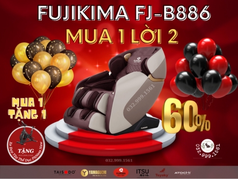 Ra mắt siêu phẩm ghế massage FUJIKIMA FJ-B886 ( hay Fujikima b886 ) giá SIÊU SỐC