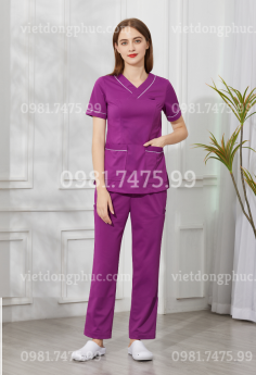 Mẫu áo y tá đẹp trẻ trung, đa dạng kiểu dáng và màu sắc