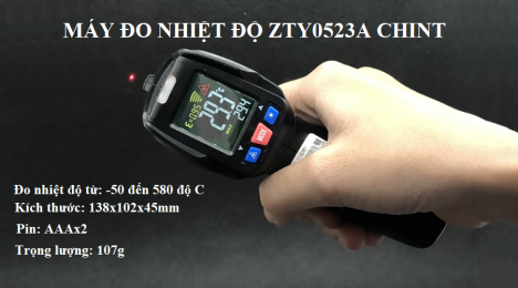 Máy đo nhiệt độ chint zty0856a sản phẩm không thể thiếu trong mùa dịch tại nơi công cộng
