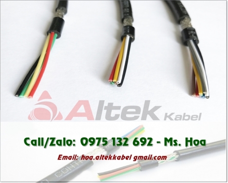 Cáp tín hiệu 4x0.22 (control cable 4C 0.22) Altek Kabel 100m/cuộn