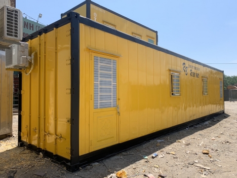 container văn phòng 40feet màu vàng