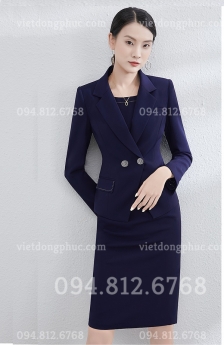 Mẫu áo vest đồng phục thời trang cho nàng văn phòng hiện đại