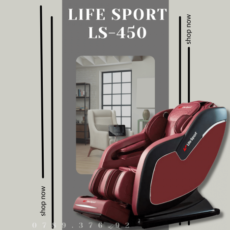 Ghế Massage Life Sport Ls-450, Ghế Mátxa Cho Người Lớn Tuổi
